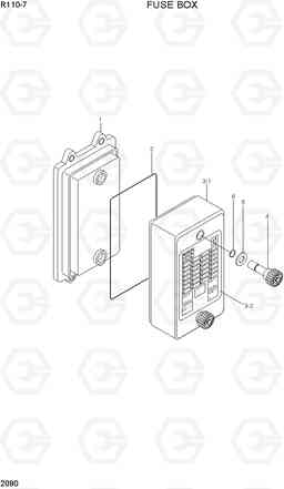 2090 FUSE BOX R110-7(INDIA), Hyundai