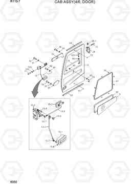 6050 CAB ASSY(4/6, DOOR) R110-7(INDIA), Hyundai