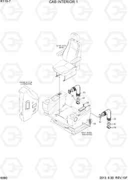 6080 CAB INTERIOR 1 R110-7(INDIA), Hyundai