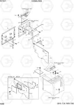 6200 COWLING R110-7(INDIA), Hyundai