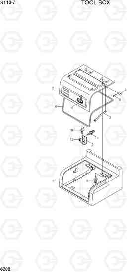 6280 TOOL BOX R110-7(INDIA), Hyundai