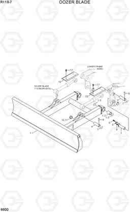 6600 DOZER BLADE R110-7(INDIA), Hyundai