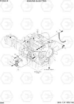 2040 ENGINE ELECTRIC R140LC-9(INDIA), Hyundai