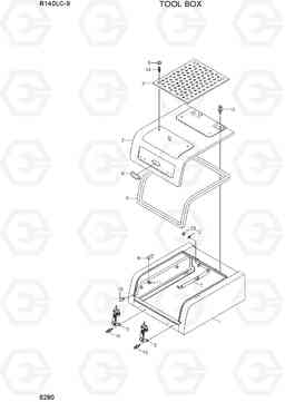 6280 TOOL BOX R140LC-9(INDIA), Hyundai