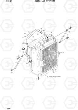 1050 COOLING SYSTEM R210-7(INDIA), Hyundai