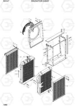 1060 RADIATOR ASSY R210-7(INDIA), Hyundai