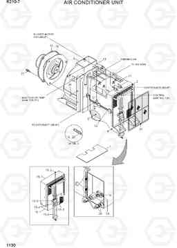 1130 AIR CONDITIONER UNIT R210-7(INDIA), Hyundai