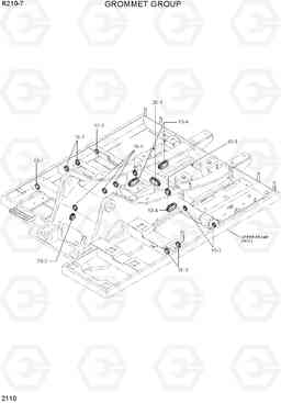 2110 GROMMET GROUP R210-7(INDIA), Hyundai