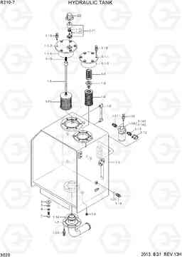 3020 HYDRAULIC TANK R210-7(INDIA), Hyundai