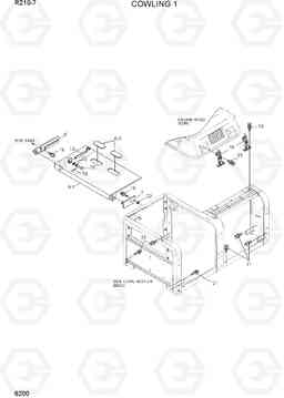 6200 COWLING 1 R210-7(INDIA), Hyundai