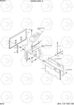 6210 COWLING 2 R210-7(INDIA), Hyundai