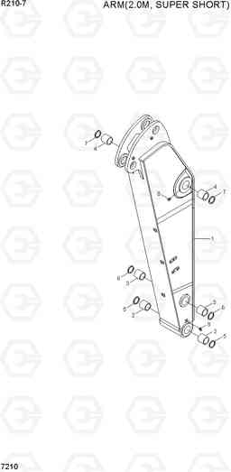 7210 ARM(2.0M, SUPER SHORT) R210-7(INDIA), Hyundai