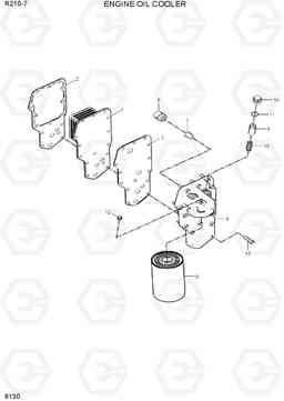 9130 ENGINE OIL COOLER R210-7(INDIA), Hyundai
