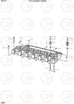 9280 CYLINDER HEAD R210-7(INDIA), Hyundai