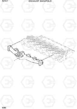 9380 EXHAUST MANIFOLD R210-7(INDIA), Hyundai