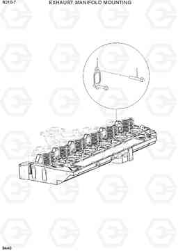 9440 EXHAUST MANIFOLD MOUNTING R210-7(INDIA), Hyundai