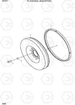 9460 FLYWHEEL MOUNTING R210-7(INDIA), Hyundai