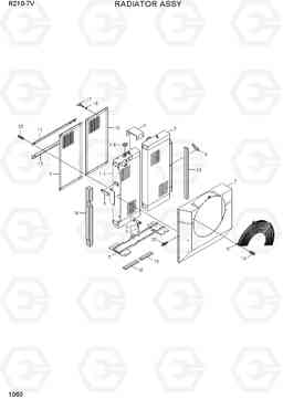 1060 RADIATOR ASSY R210-7V(INDIA), Hyundai