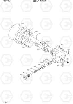 4030 GEAR PUMP R210-7V(INDIA), Hyundai