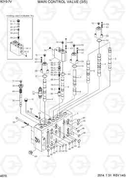 4070 MAIN CONTROL VALVE(3/5) R210-7V(INDIA), Hyundai