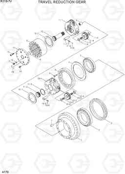 4170 TRAVEL REDUCTION GEAR R210-7V(INDIA), Hyundai