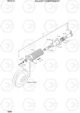 5060 ADJUST COMPONENT R210-7V(INDIA), Hyundai