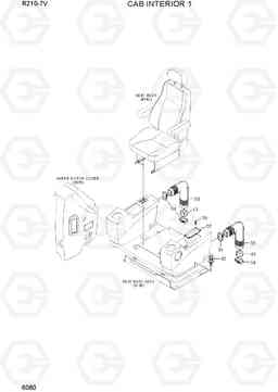6080 CAB INTERIOR 1 R210-7V(INDIA), Hyundai