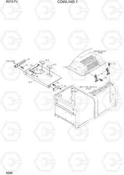 6200 COWLING 1 R210-7V(INDIA), Hyundai