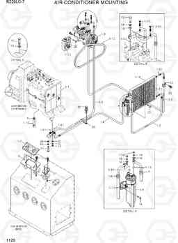 1120 AIR CONDITIONER MOUNTING R220LC-7(INDIA), Hyundai