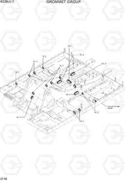 2110 GROMMET GROUP R220LC-7(INDIA), Hyundai