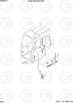 6010 CAB MOUNTING R220LC-7(INDIA), Hyundai