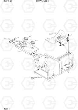 6200 COWLING 1 R220LC-7(INDIA), Hyundai