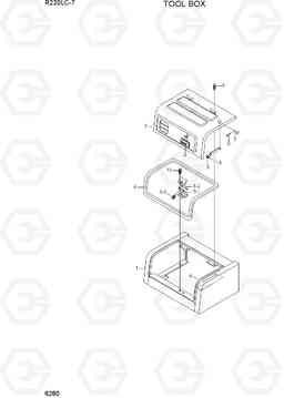 6280 TOOL BOX R220LC-7(INDIA), Hyundai
