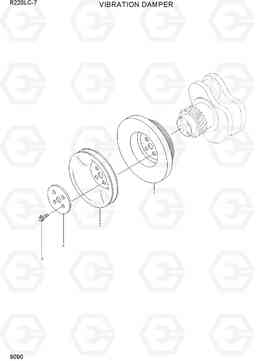 9090 VIBRATION DAMPER R220LC-7(INDIA), Hyundai