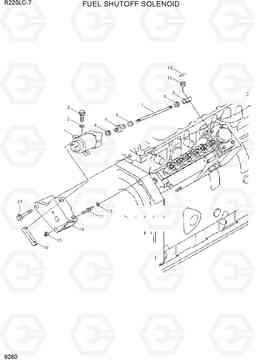 9260 FUEL SHUTOFF VALVE R220LC-7(INDIA), Hyundai