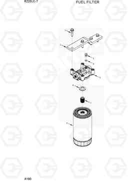 A190 FUEL FILTER R220LC-7(INDIA), Hyundai