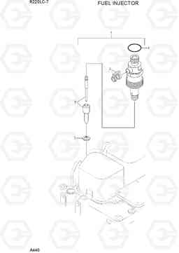 A440 FUEL INJECTOR R220LC-7(INDIA), Hyundai