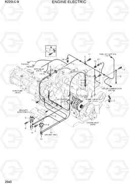 2040 ENGINE ELECTRIC R220LC-9(INDIA), Hyundai