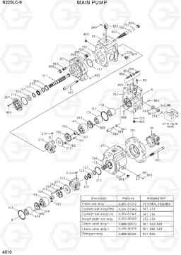 4010 MAIN PUMP R220LC-9(INDIA), Hyundai