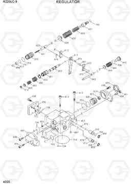 4020 REGULATOR R220LC-9(INDIA), Hyundai