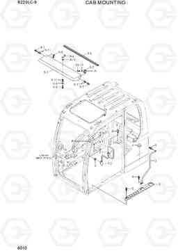 6010 CAB MOUNTING R220LC-9(INDIA), Hyundai