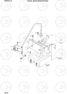 6270 TOOL BOX MOUNTING R220LC-9(INDIA), Hyundai