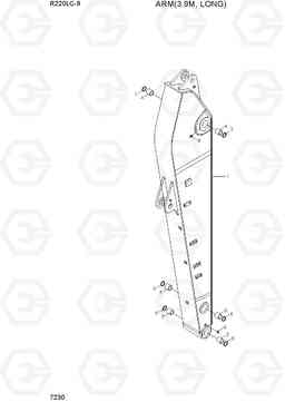 7230 ARM(3.9M, LONG) R220LC-9(INDIA), Hyundai