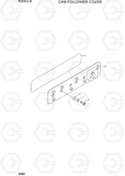 9080 CAM FOLLOWER COVER R220LC-9(INDIA), Hyundai