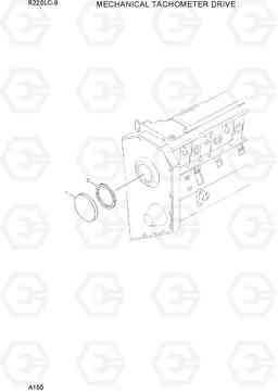 A150 MECHANICAL TACHOMETER DRIVE R220LC-9(INDIA), Hyundai