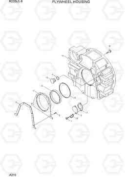 A210 FLYWHEEL HOUSING R220LC-9(INDIA), Hyundai