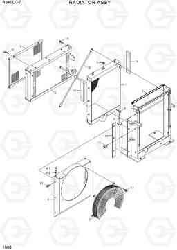 1060 RADIATOR ASSY R340LC-7(INDIA), Hyundai