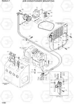 1100 AIR CONDITIONER MOUNTING R340LC-7(INDIA), Hyundai