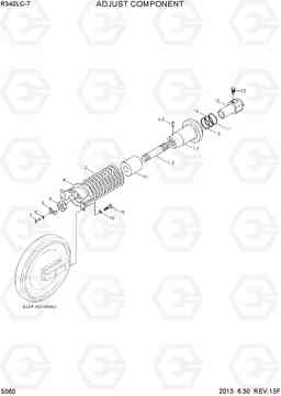 5060 ADJUST COMPONENT R340LC-7(INDIA), Hyundai