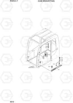 6010 CAB MOUNTING R340LC-7(INDIA), Hyundai